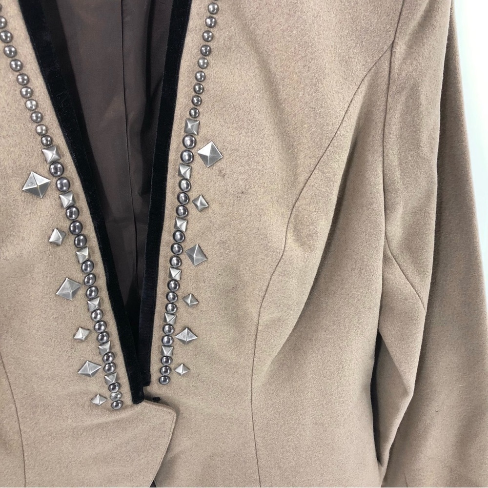 Double D Ranch Jacket Womens Small Wool Blend Western Studded Blazer Equestrian - Picture 10 of 13